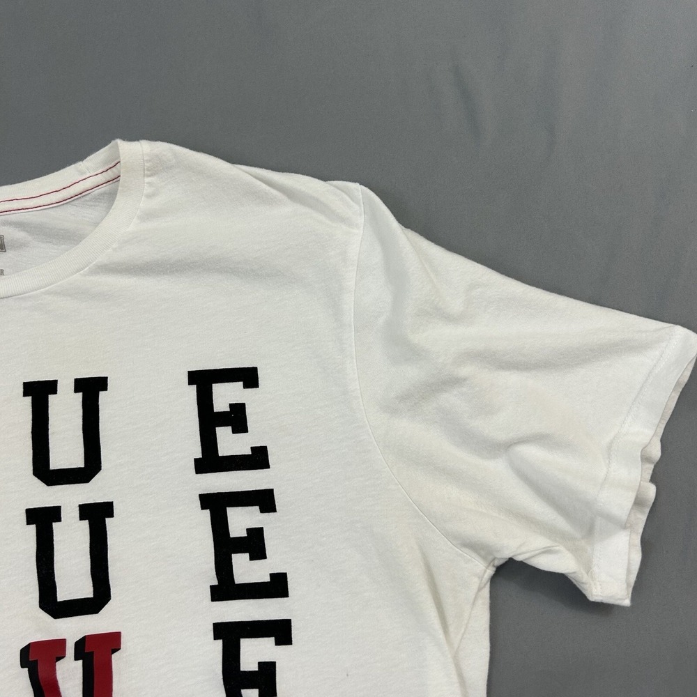 True Religion T-Shirt Men's White Large Cotton Graphic Print Short Sleeve Stack - Picture 4 of 11